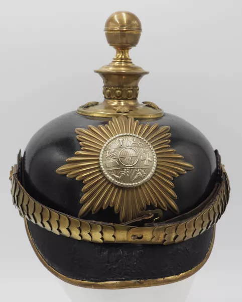 Mecklenburg Strelitz 24th Field Artillery NCO Helmet Visuel 1 principal